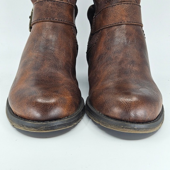 Naturalizer N5 Comfort Balada Faux Leather Knee High Boots Side Zip Size 7.5M - Picture 2 of 13